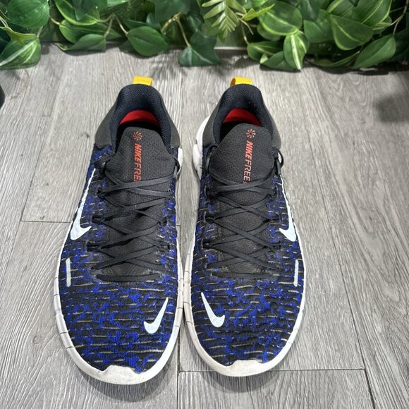 Nike Free Run 5.0 Men’s Size 7 Blue White Black Concord Road Running Shoes - Picture 2 of 9